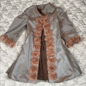 custom victorian dressy coat size 3/4